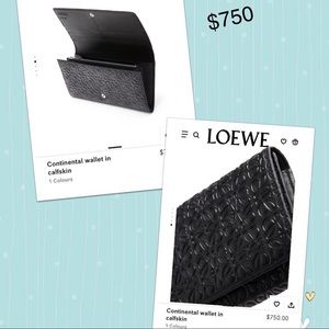 Authenticated Loewe Continental Wallet